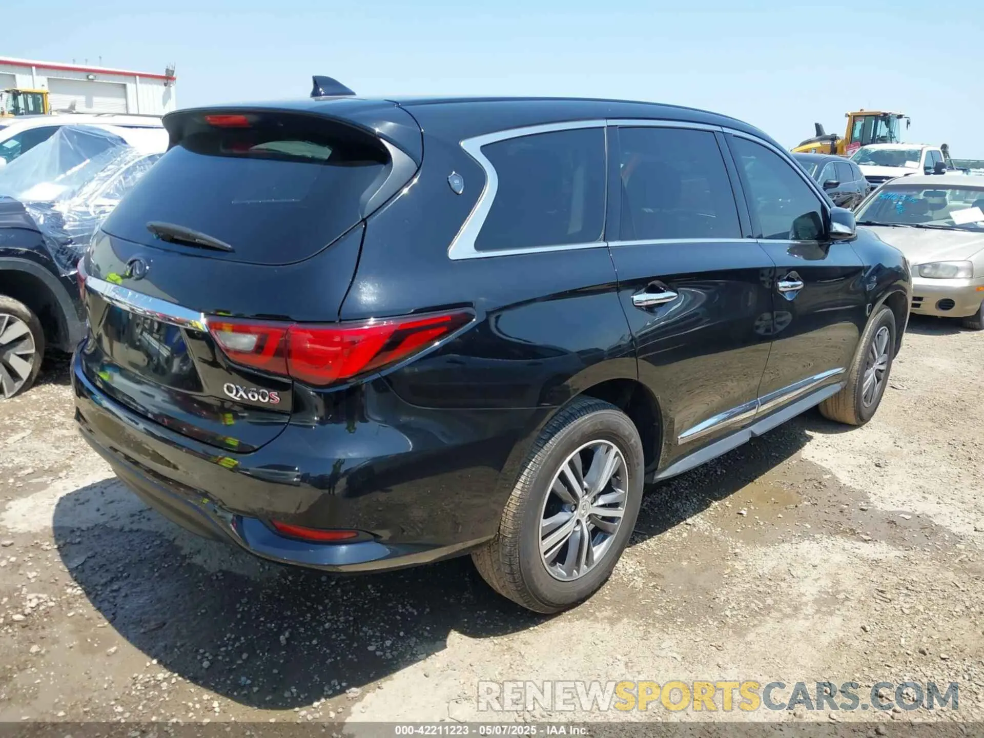 4 fotografías del automóvil dañado 5N1DL0MM9LC516314 INFINITI QX60 2020