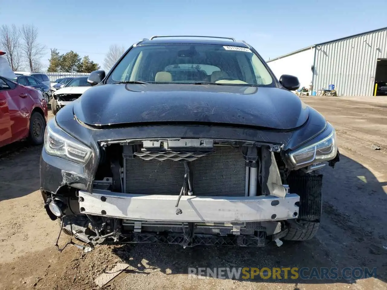 5 fotografías del automóvil dañado 5N1DL0MM9LC520833 INFINITI QX60 2020