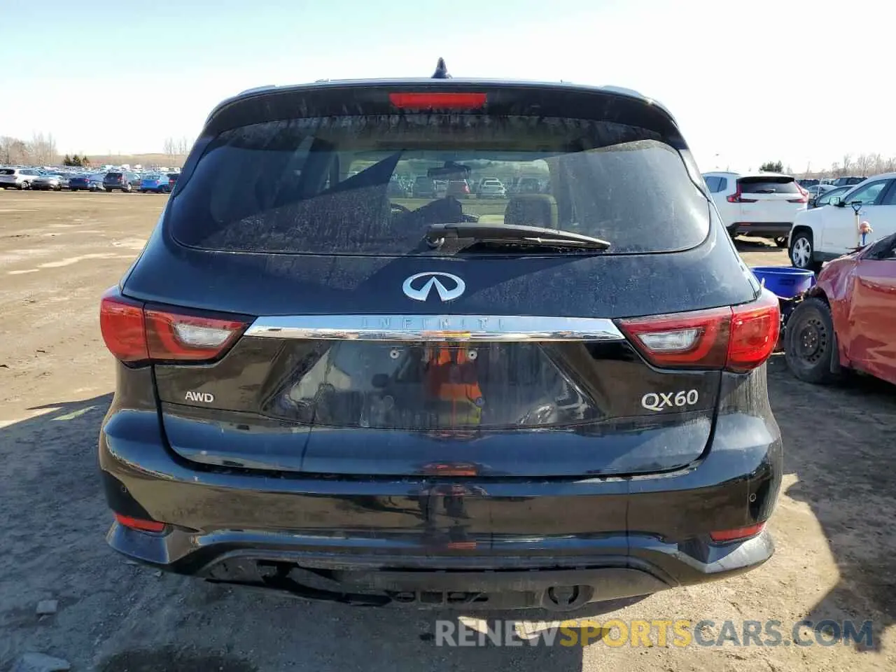 6 fotografías del automóvil dañado 5N1DL0MM9LC520833 INFINITI QX60 2020