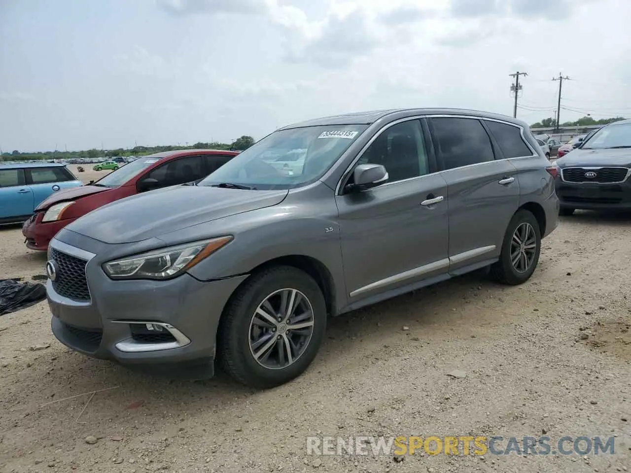 1 fotografías del automóvil dañado 5N1DL0MM9LC527149 INFINITI QX60 2020