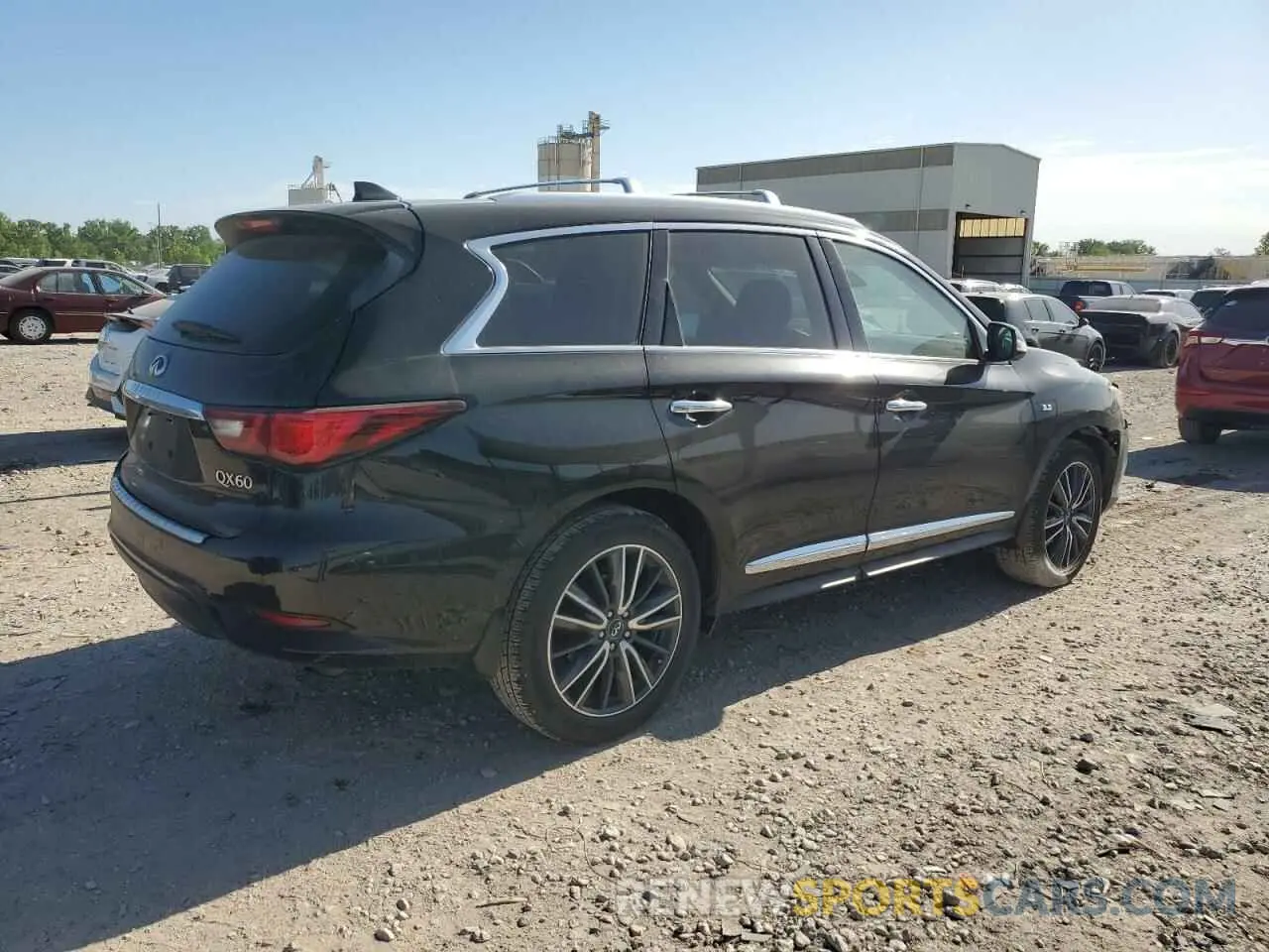 3 fotografías del automóvil dañado 5N1DL0MM9LC530326 INFINITI QX60 2020