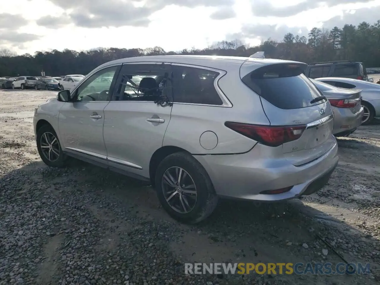 2 fotografías del automóvil dañado 5N1DL0MM9LC531427 INFINITI QX60 2020