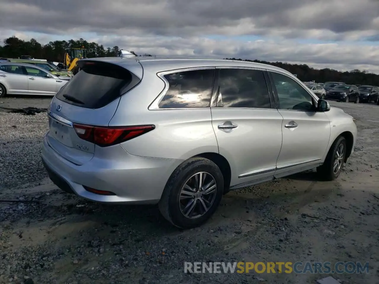 3 fotografías del automóvil dañado 5N1DL0MM9LC531427 INFINITI QX60 2020