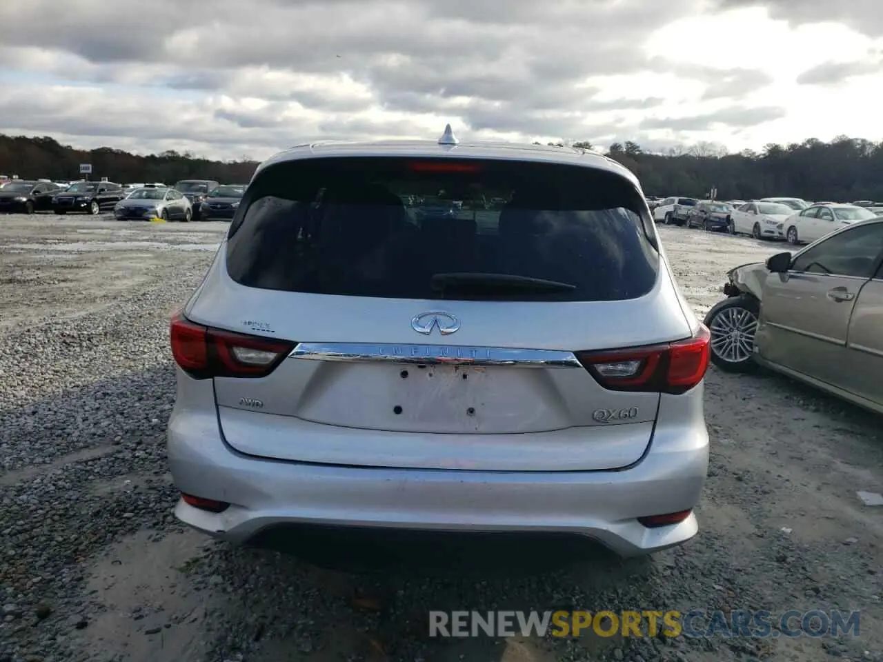 6 fotografías del automóvil dañado 5N1DL0MM9LC531427 INFINITI QX60 2020