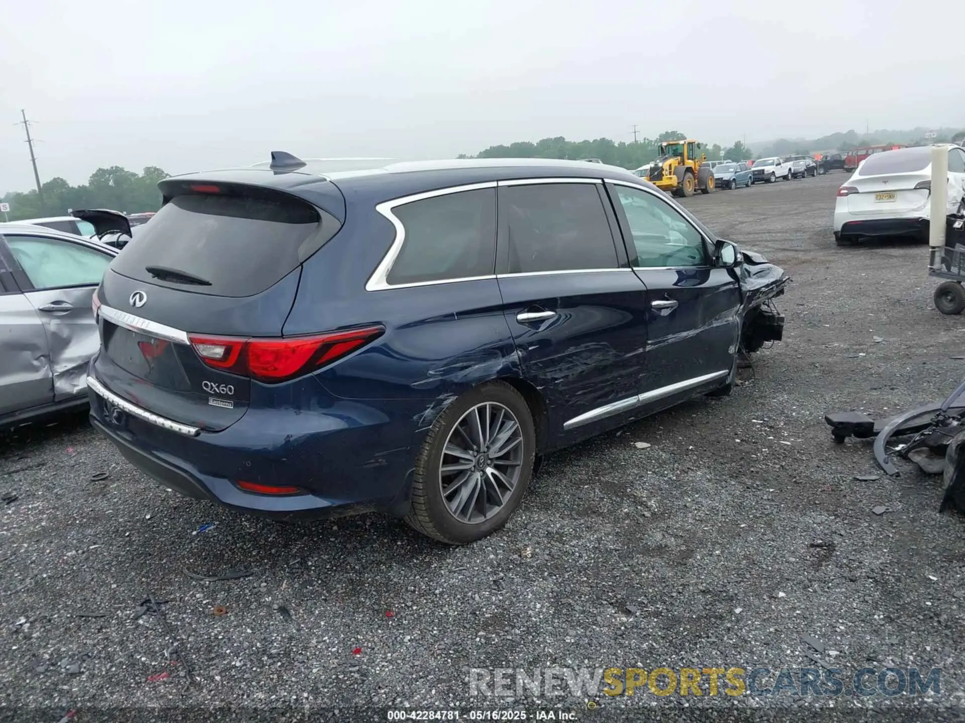 4 fotografías del automóvil dañado 5N1DL0MM9LC539625 INFINITI QX60 2020