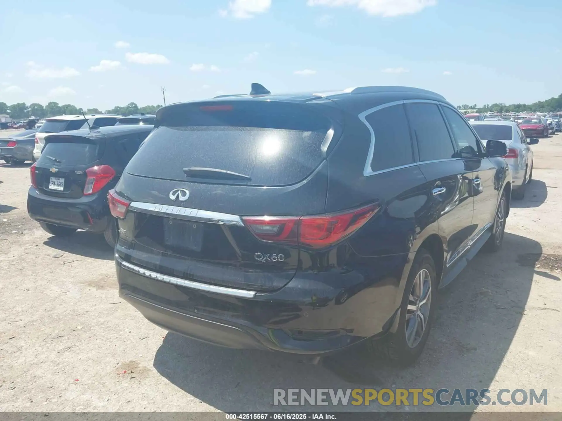 4 fotografías del automóvil dañado 5N1DL0MMXLC502566 INFINITI QX60 2020