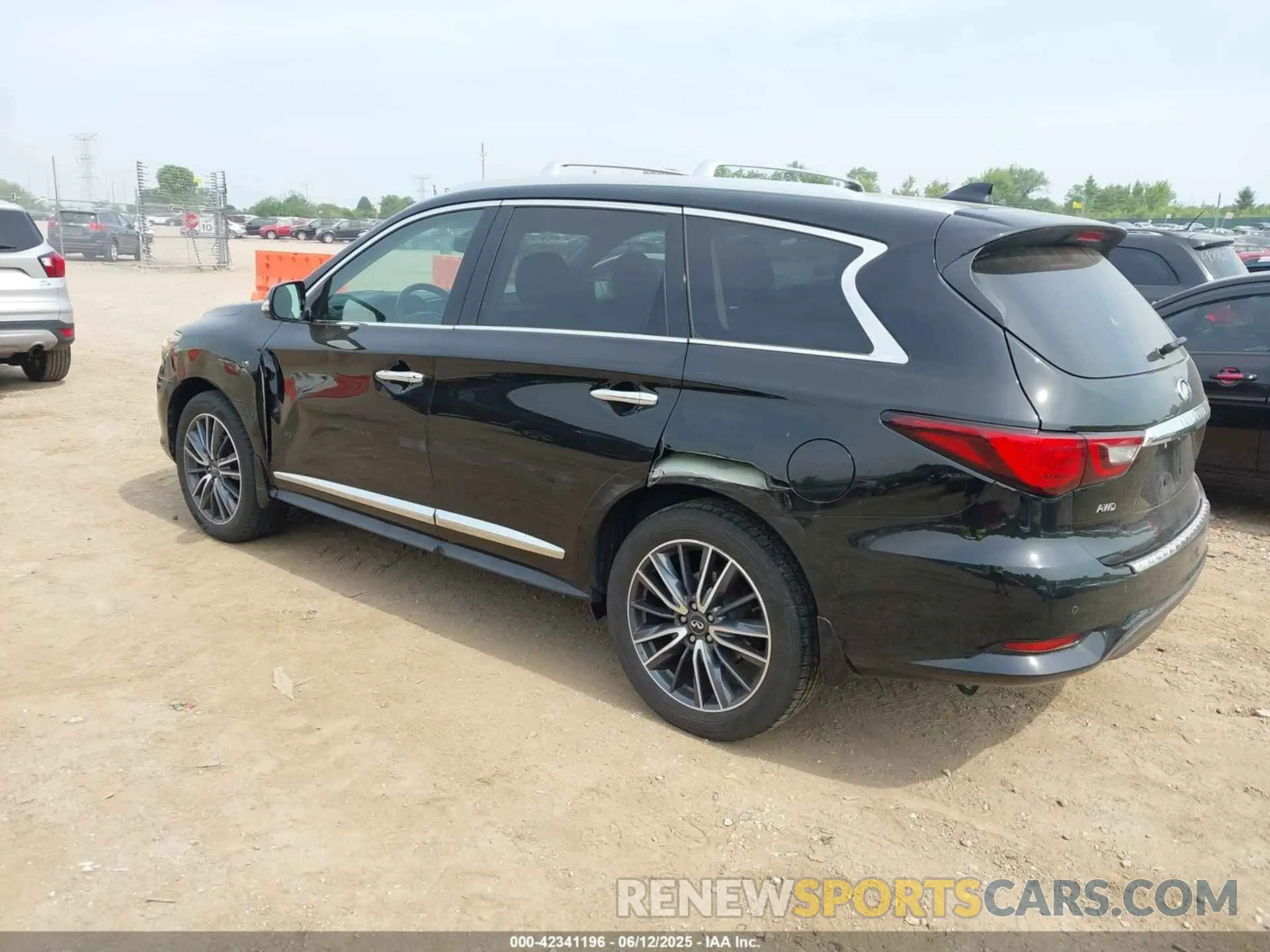 3 fotografías del automóvil dañado 5N1DL0MMXLC513079 INFINITI QX60 2020