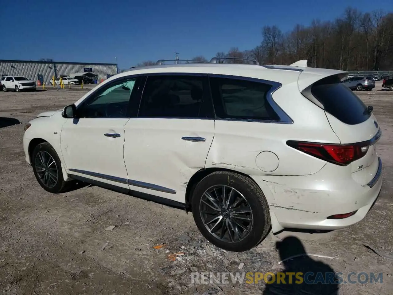2 fotografías del automóvil dañado 5N1DL0MMXLC517200 INFINITI QX60 2020