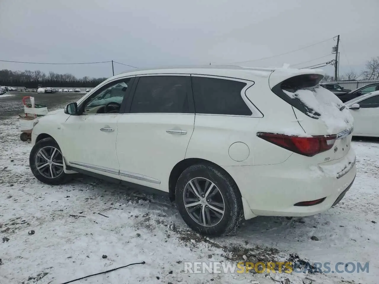 2 fotografías del automóvil dañado 5N1DL0MMXLC537995 INFINITI QX60 2020