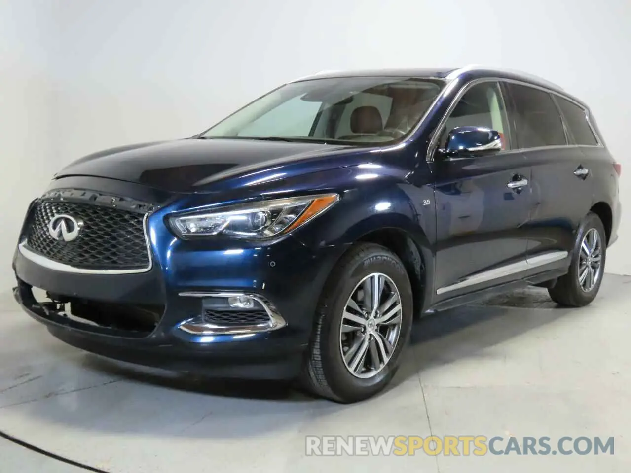 2 fotografías del automóvil dañado 5N1DL0MN0LC508563 INFINITI QX60 2020