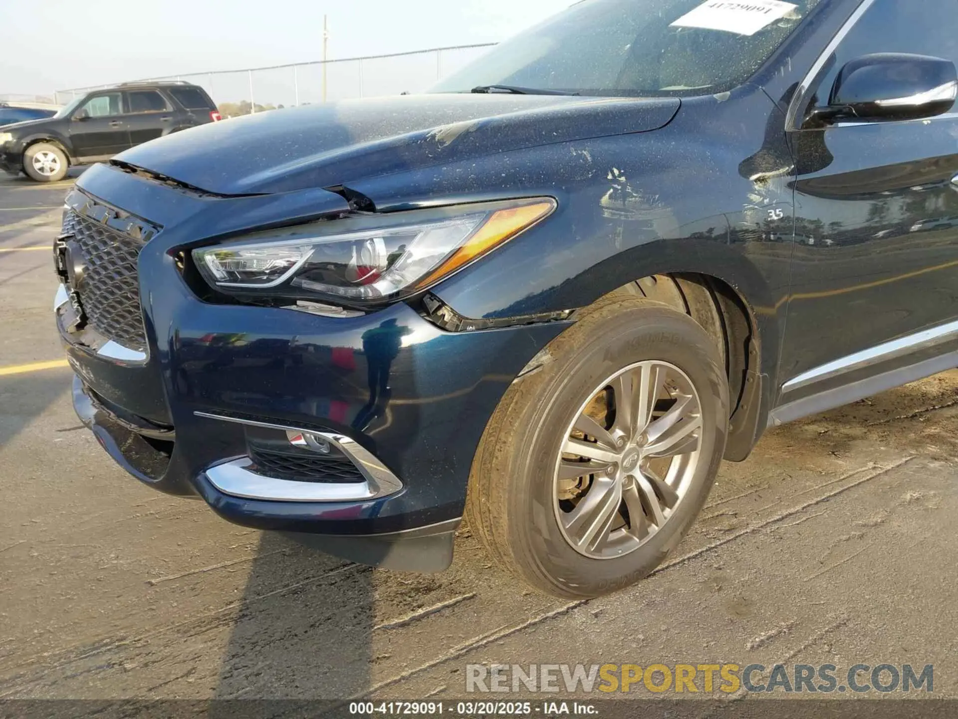 17 fotografías del automóvil dañado 5N1DL0MN1LC501086 INFINITI QX60 2020