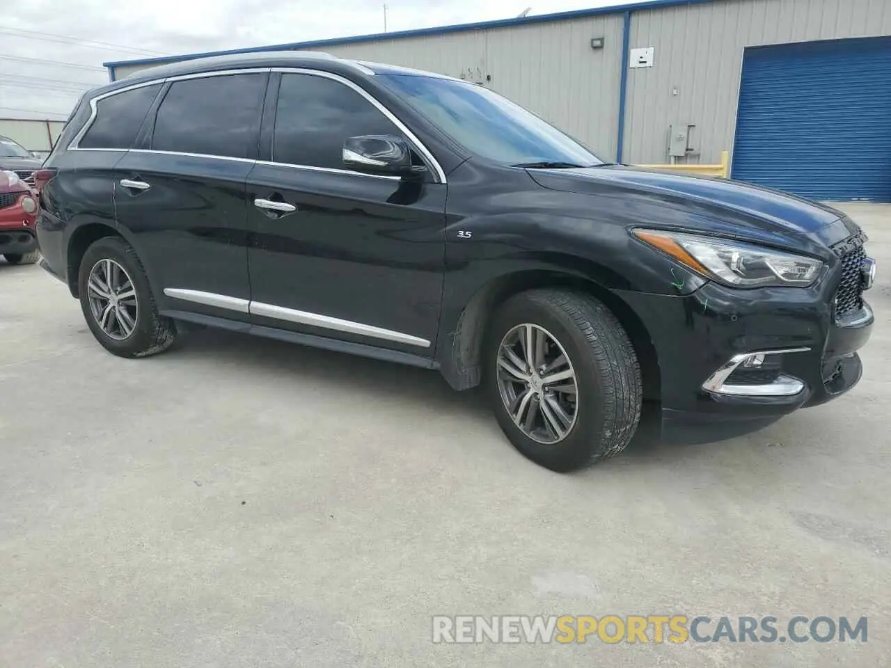 4 fotografías del automóvil dañado 5N1DL0MN1LC501752 INFINITI QX60 2020