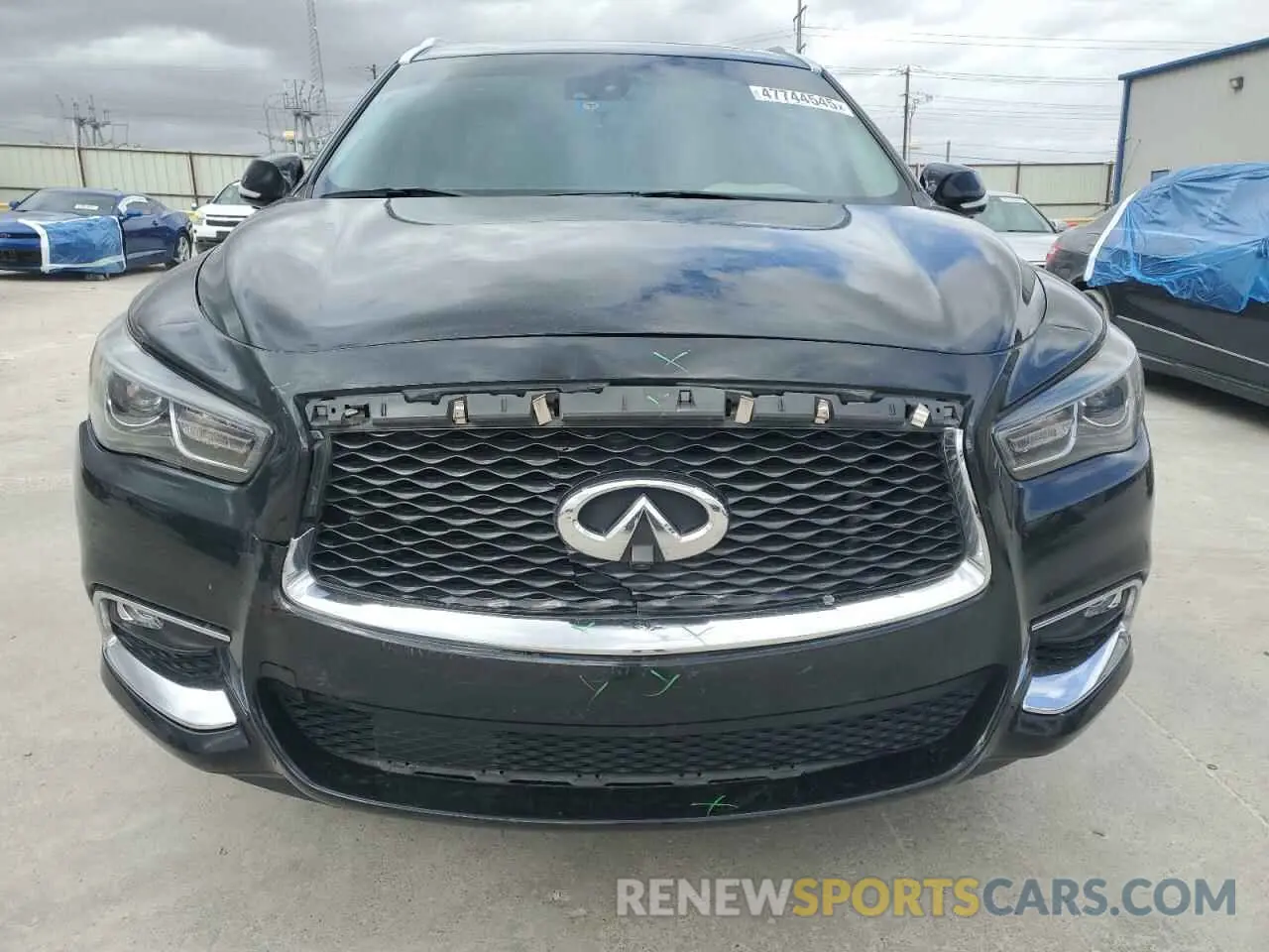 5 fotografías del automóvil dañado 5N1DL0MN1LC501752 INFINITI QX60 2020