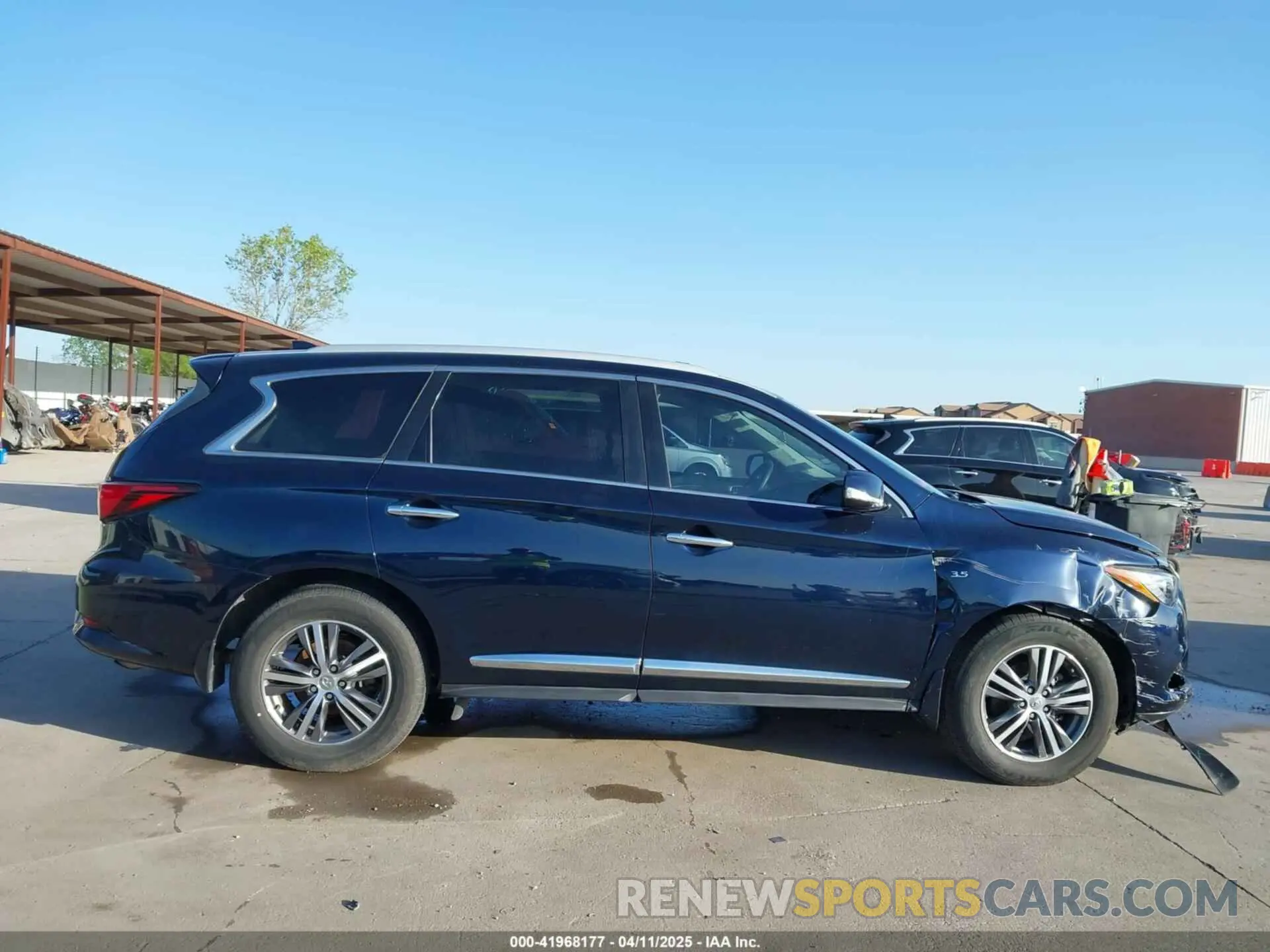13 fotografías del automóvil dañado 5N1DL0MN1LC506501 INFINITI QX60 2020