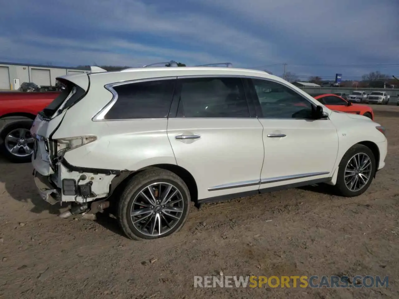 3 fotografías del automóvil dañado 5N1DL0MN1LC546769 INFINITI QX60 2020