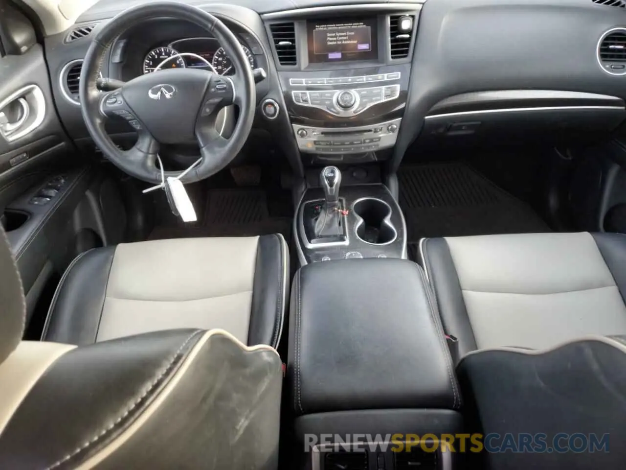 8 fotografías del automóvil dañado 5N1DL0MN1LC546769 INFINITI QX60 2020