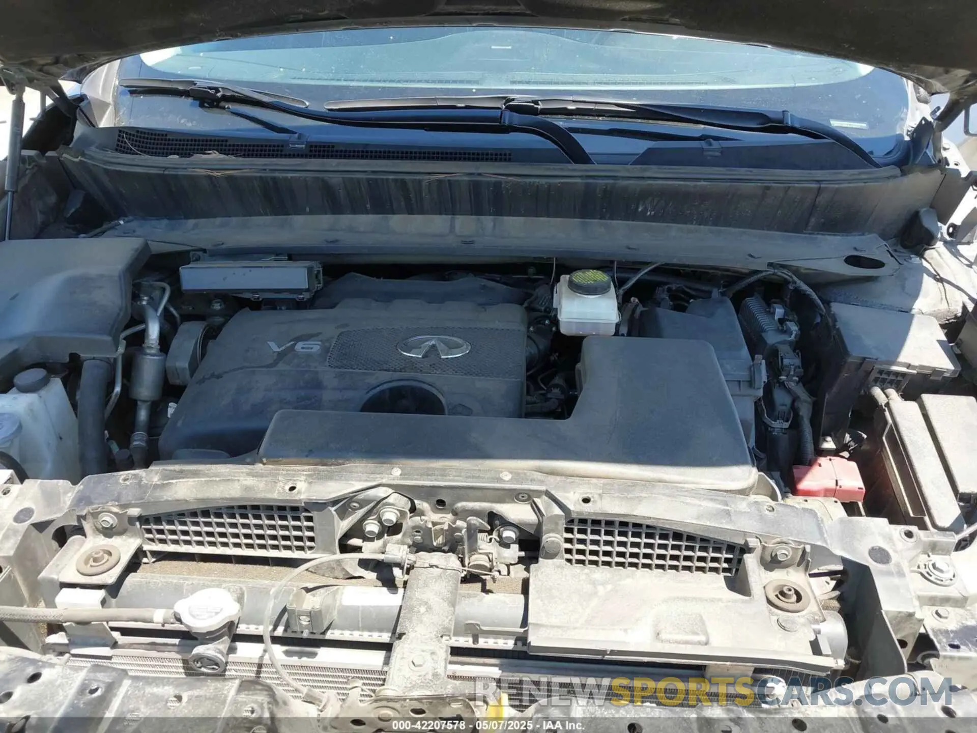 10 fotografías del automóvil dañado 5N1DL0MN2LC500741 INFINITI QX60 2020