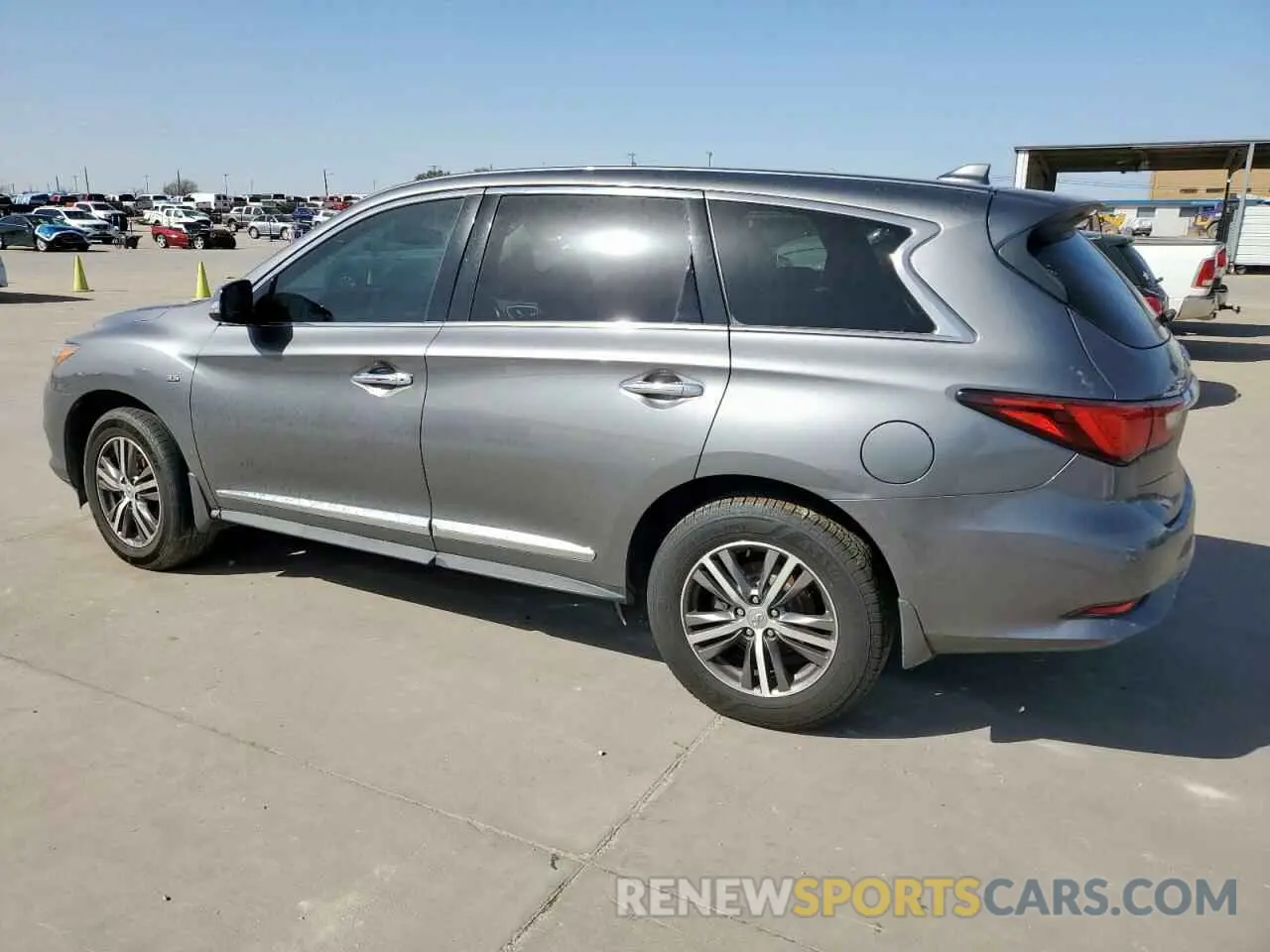 2 fotografías del automóvil dañado 5N1DL0MN2LC501355 INFINITI QX60 2020