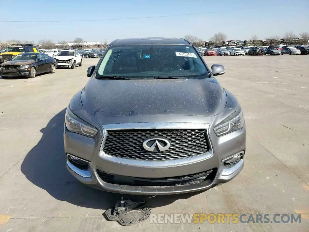 5 fotografías del automóvil dañado 5N1DL0MN2LC501355 INFINITI QX60 2020