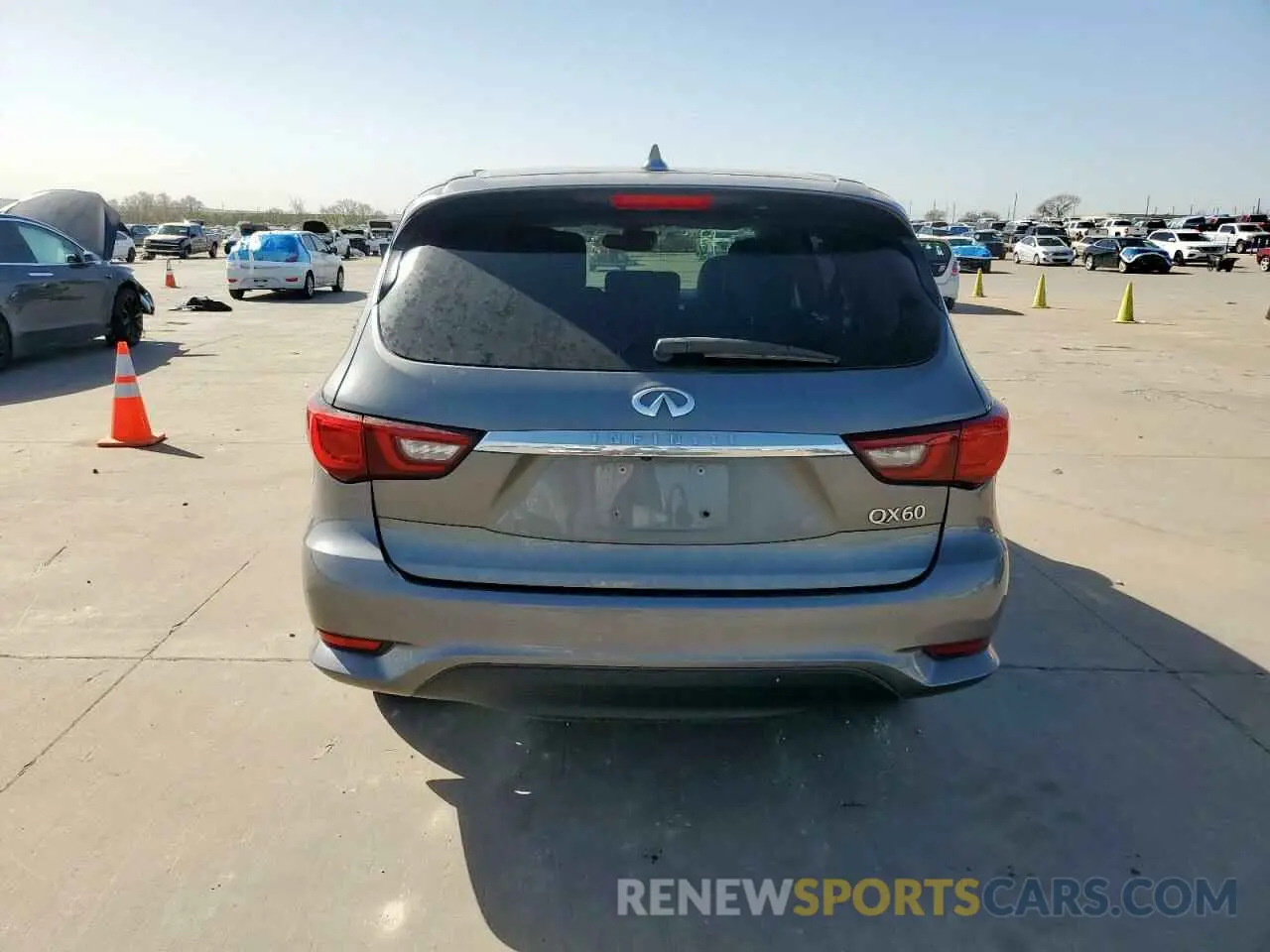 6 fotografías del automóvil dañado 5N1DL0MN2LC501355 INFINITI QX60 2020