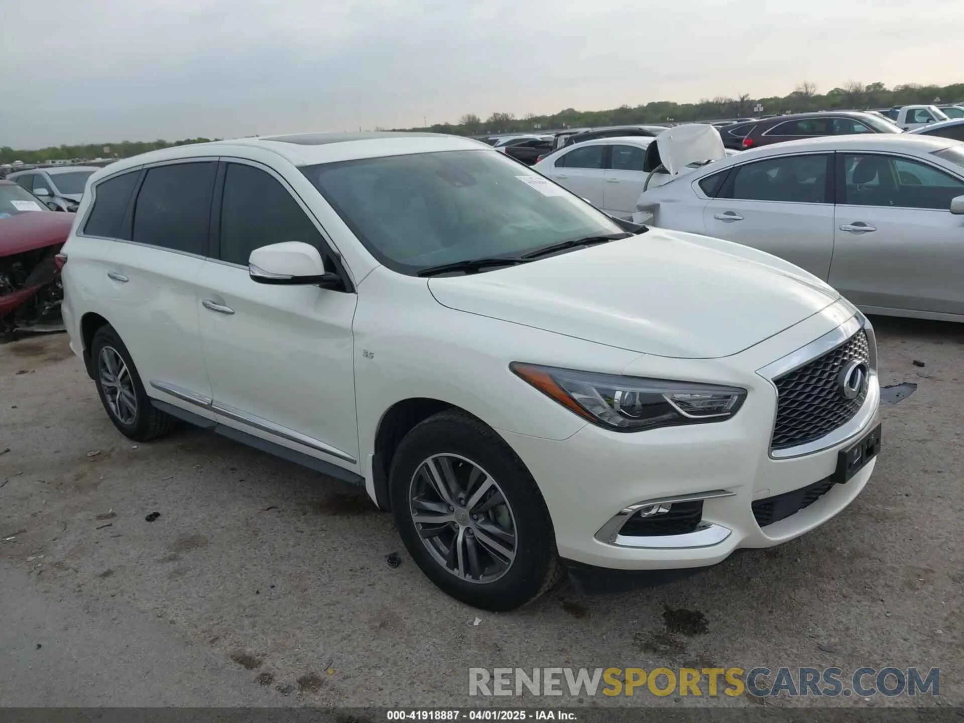 1 fotografías del automóvil dañado 5N1DL0MN2LC531102 INFINITI QX60 2020