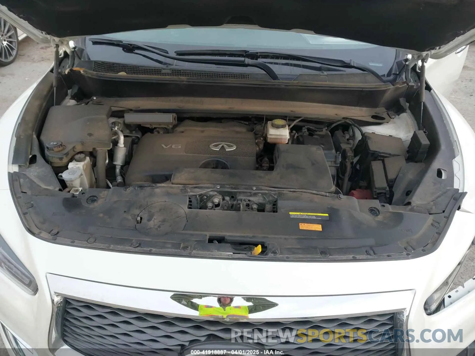 10 fotografías del automóvil dañado 5N1DL0MN2LC531102 INFINITI QX60 2020