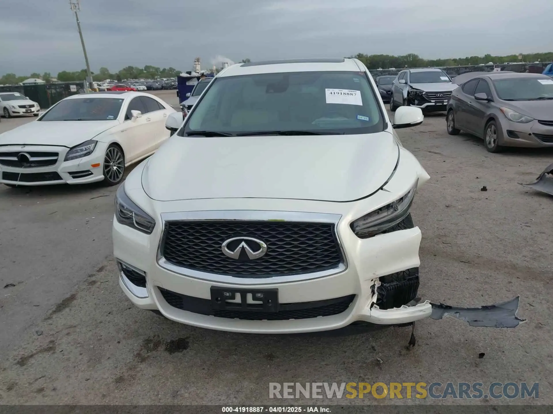 13 fotografías del automóvil dañado 5N1DL0MN2LC531102 INFINITI QX60 2020