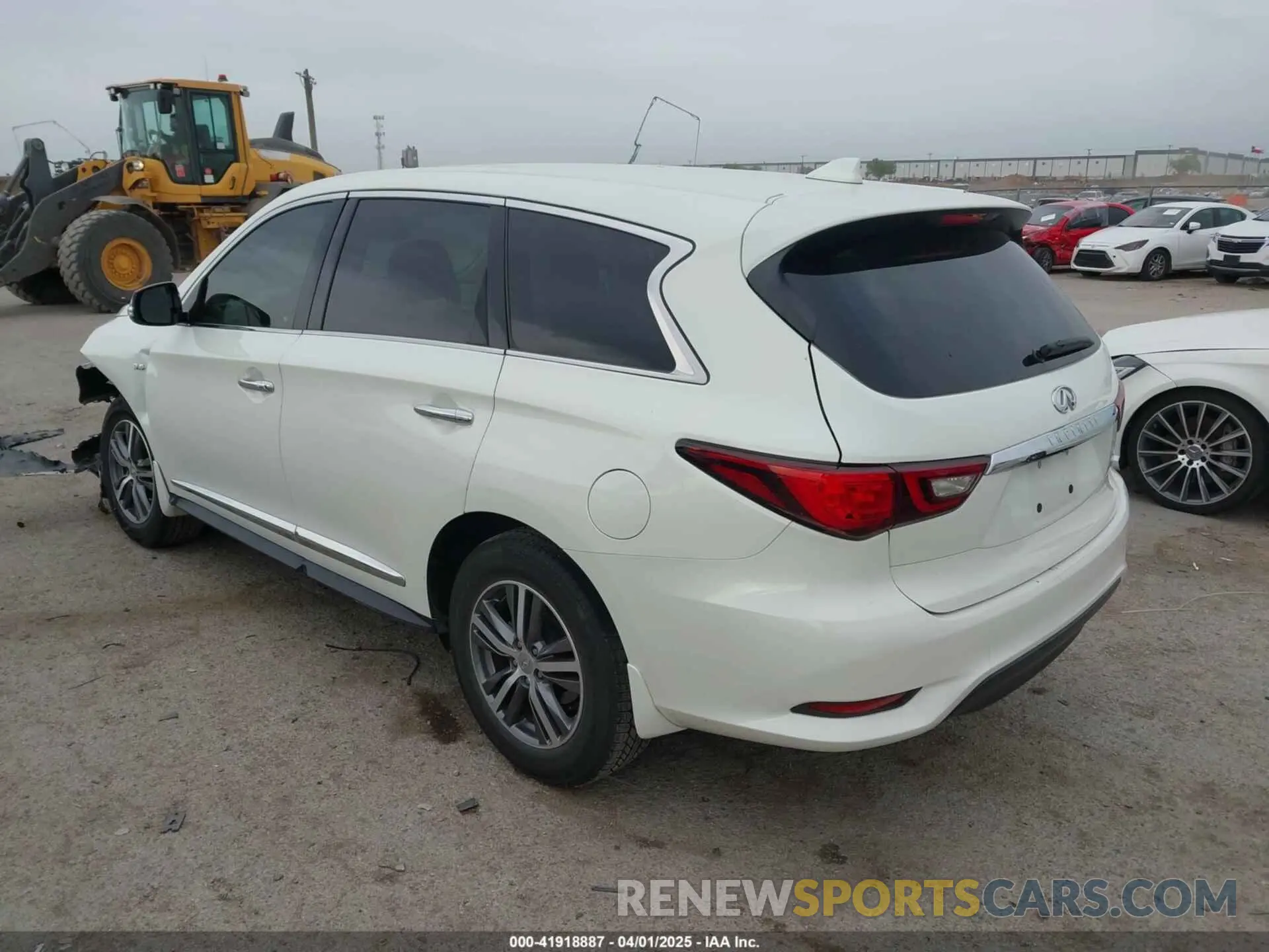 3 fotografías del automóvil dañado 5N1DL0MN2LC531102 INFINITI QX60 2020