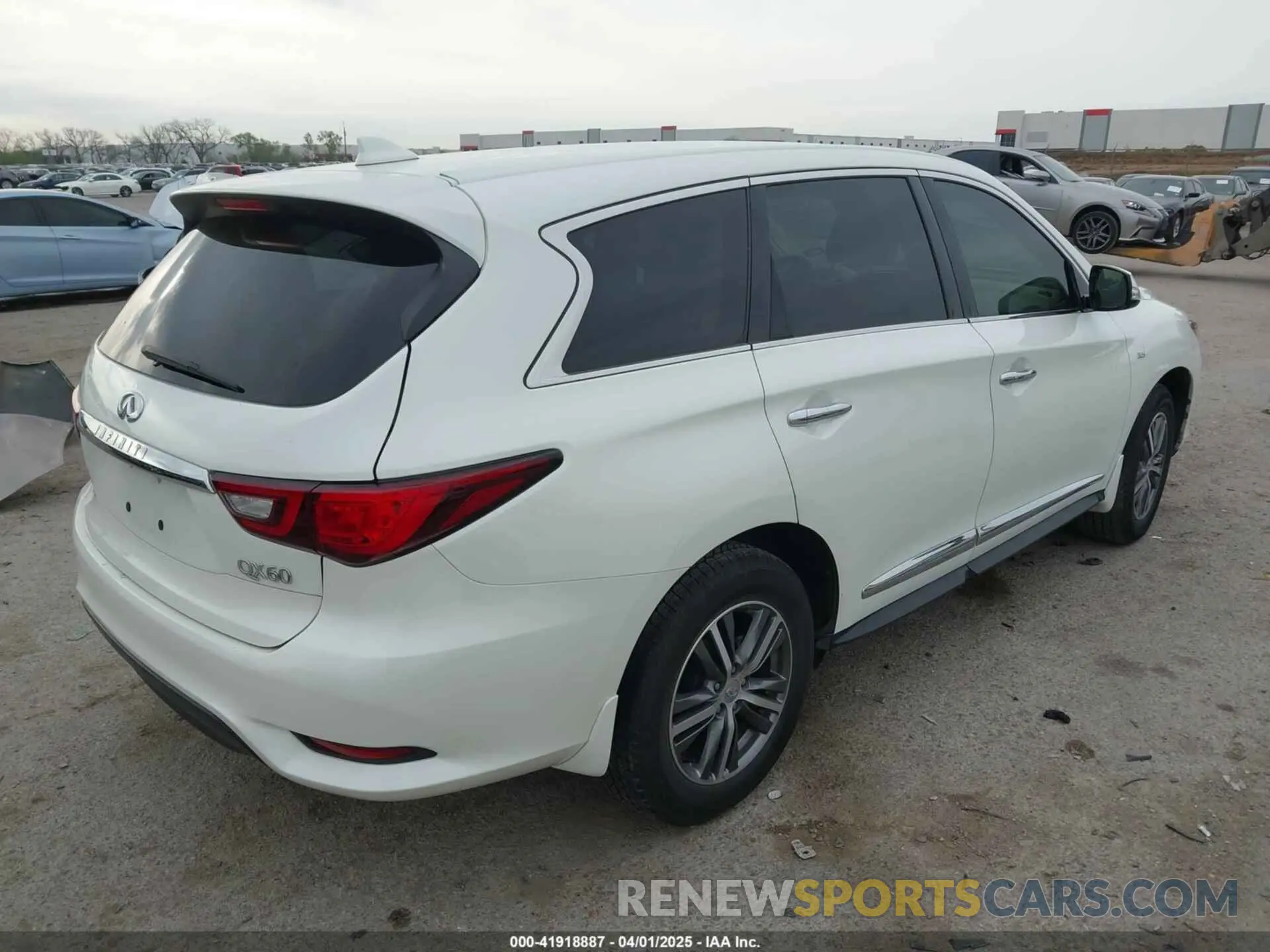 4 fotografías del automóvil dañado 5N1DL0MN2LC531102 INFINITI QX60 2020