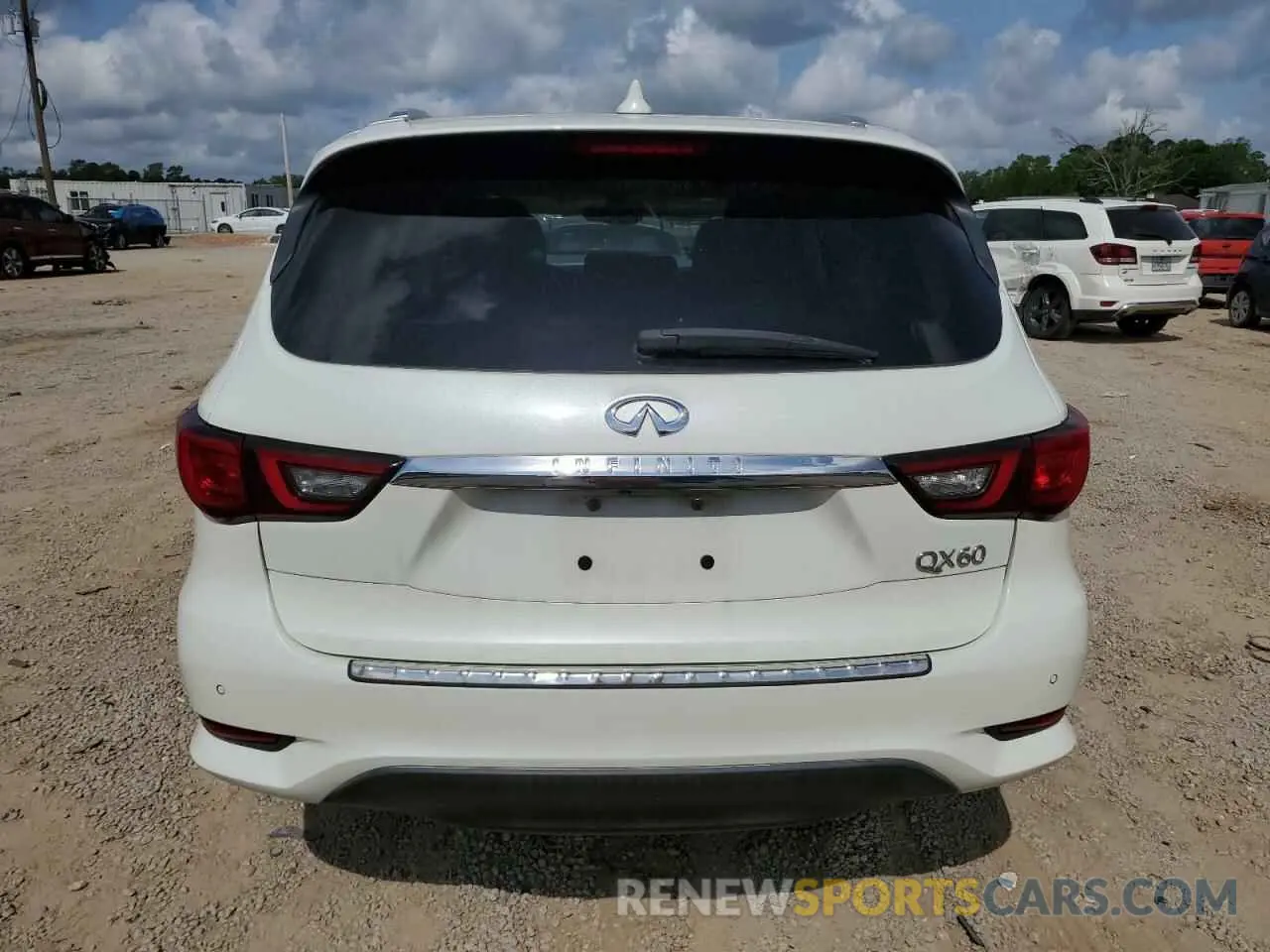 6 fotografías del automóvil dañado 5N1DL0MN3LC521520 INFINITI QX60 2020