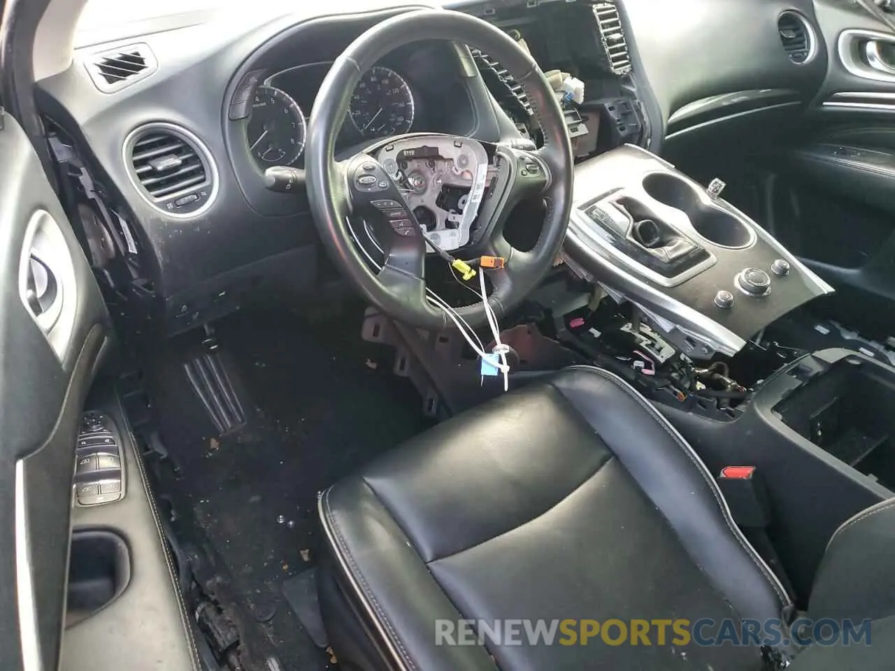 8 fotografías del automóvil dañado 5N1DL0MN3LC522795 INFINITI QX60 2020