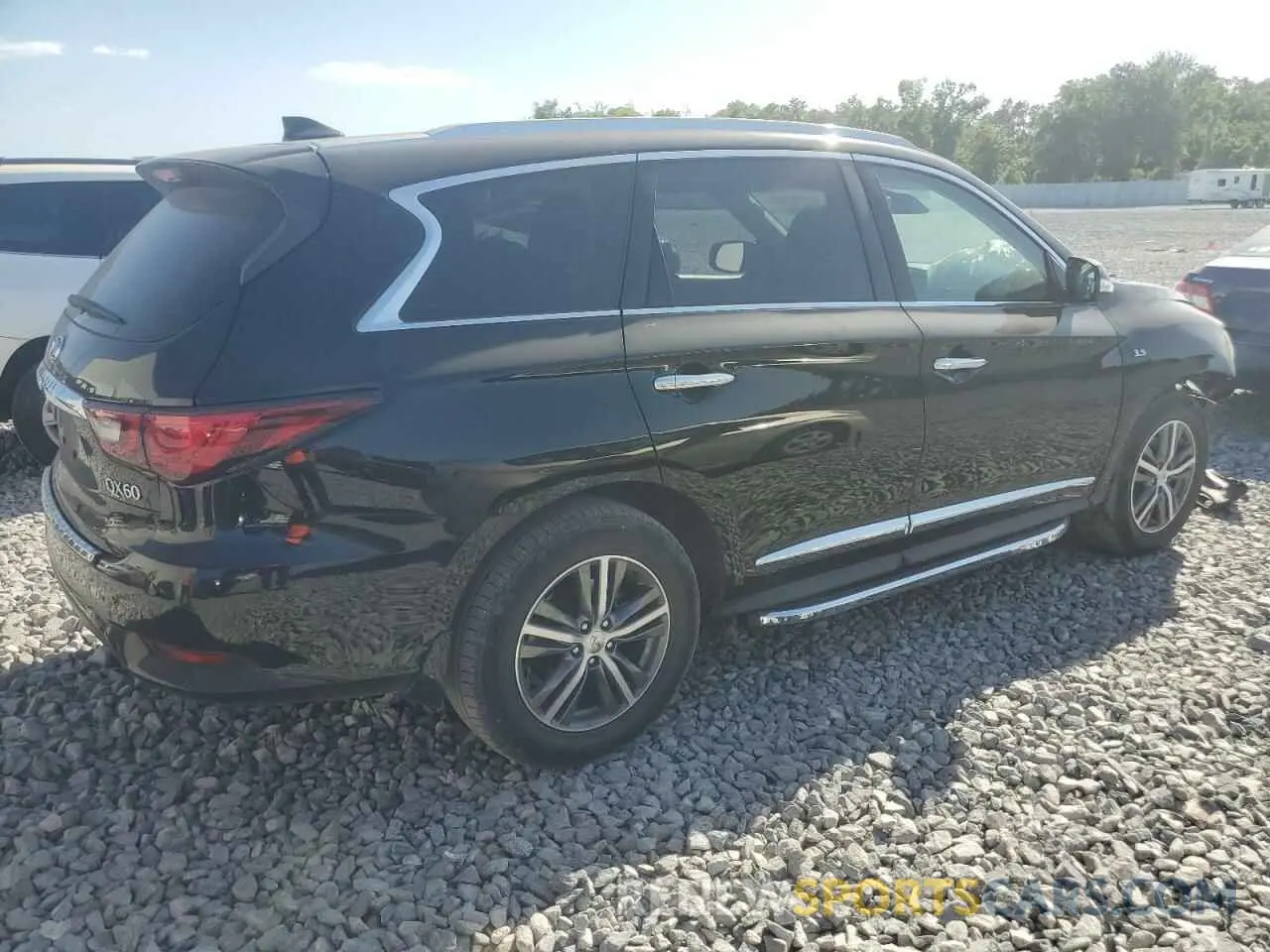3 fotografías del automóvil dañado 5N1DL0MN4LC507707 INFINITI QX60 2020