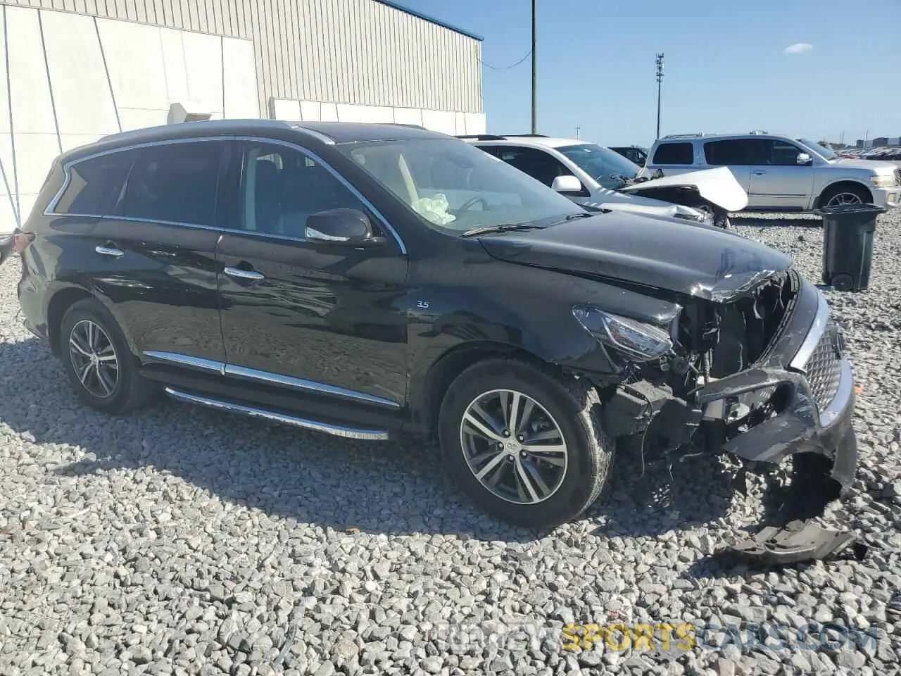 4 fotografías del automóvil dañado 5N1DL0MN4LC507707 INFINITI QX60 2020