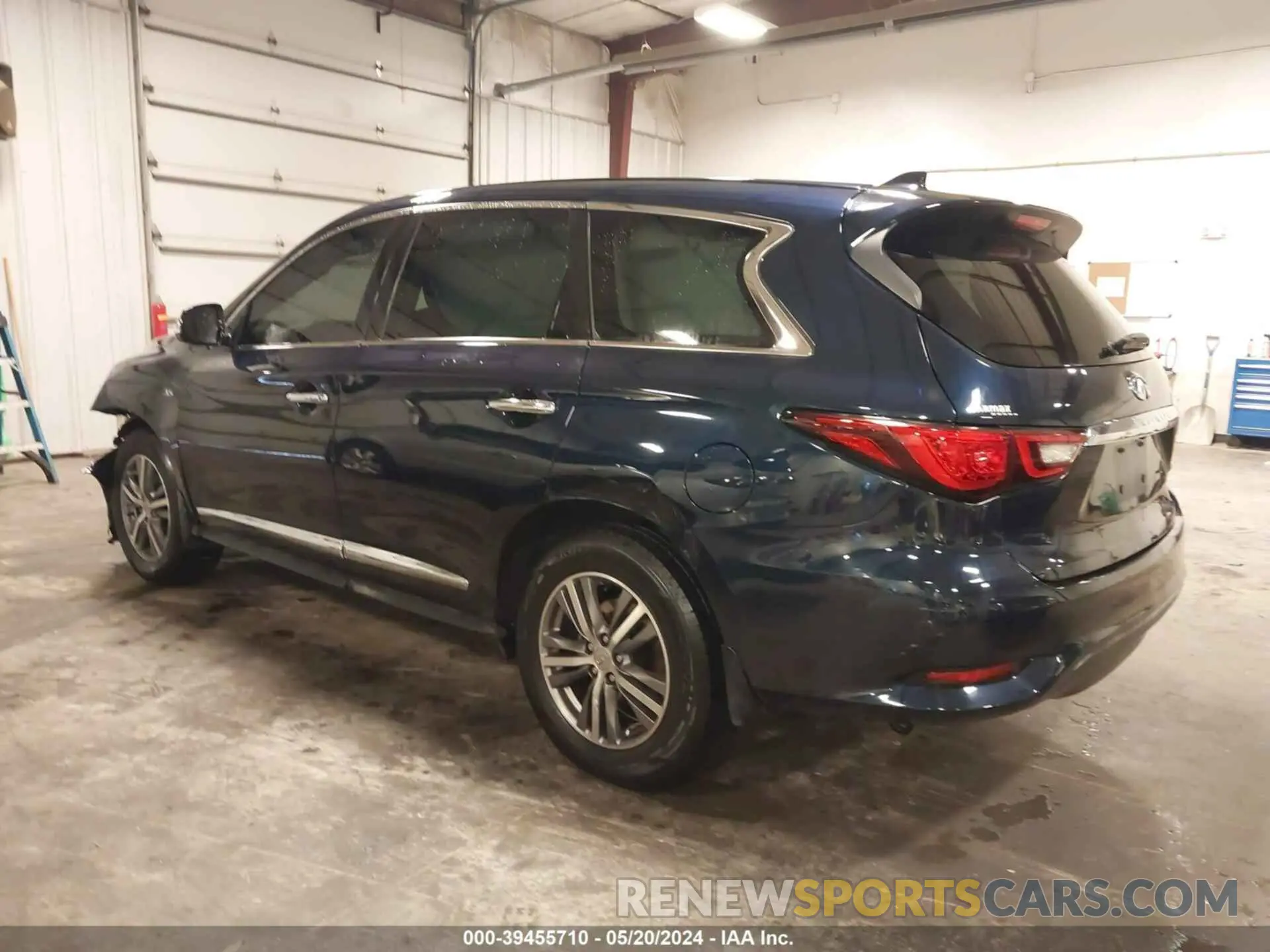 3 fotografías del automóvil dañado 5N1DL0MN4LC516679 INFINITI QX60 2020