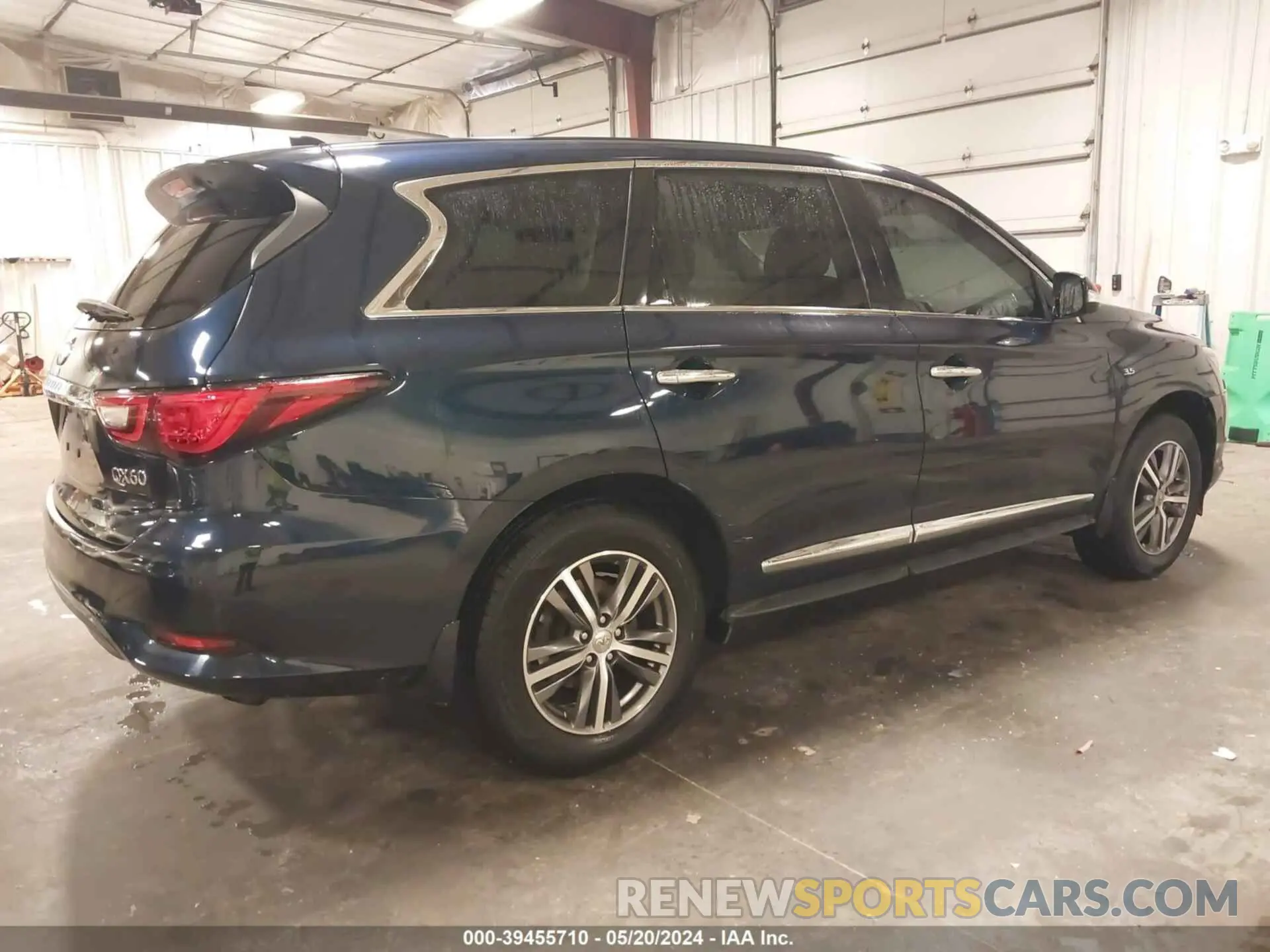 4 fotografías del automóvil dañado 5N1DL0MN4LC516679 INFINITI QX60 2020