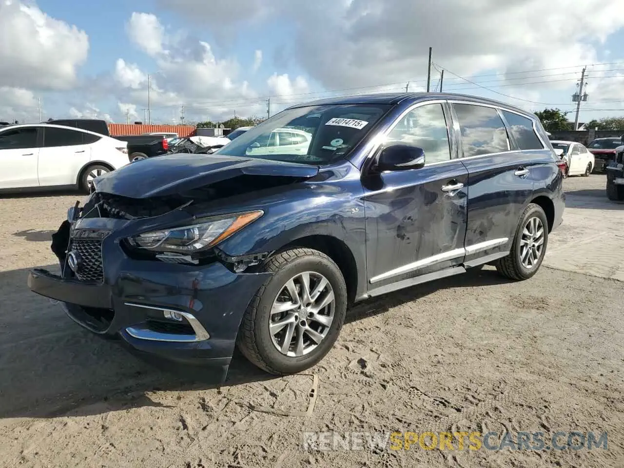 1 fotografías del automóvil dañado 5N1DL0MN4LC533773 INFINITI QX60 2020