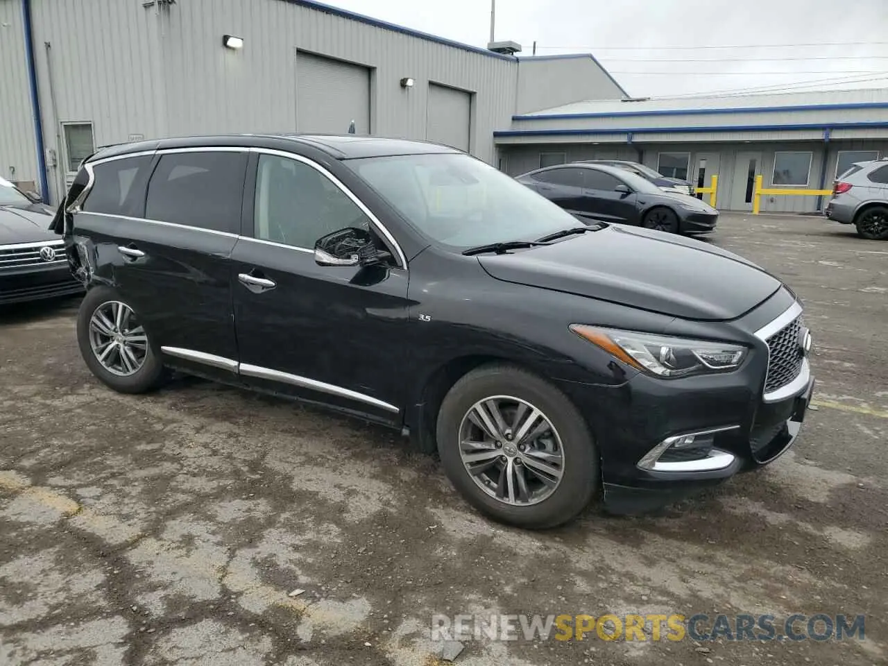 4 fotografías del automóvil dañado 5N1DL0MN5LC502886 INFINITI QX60 2020