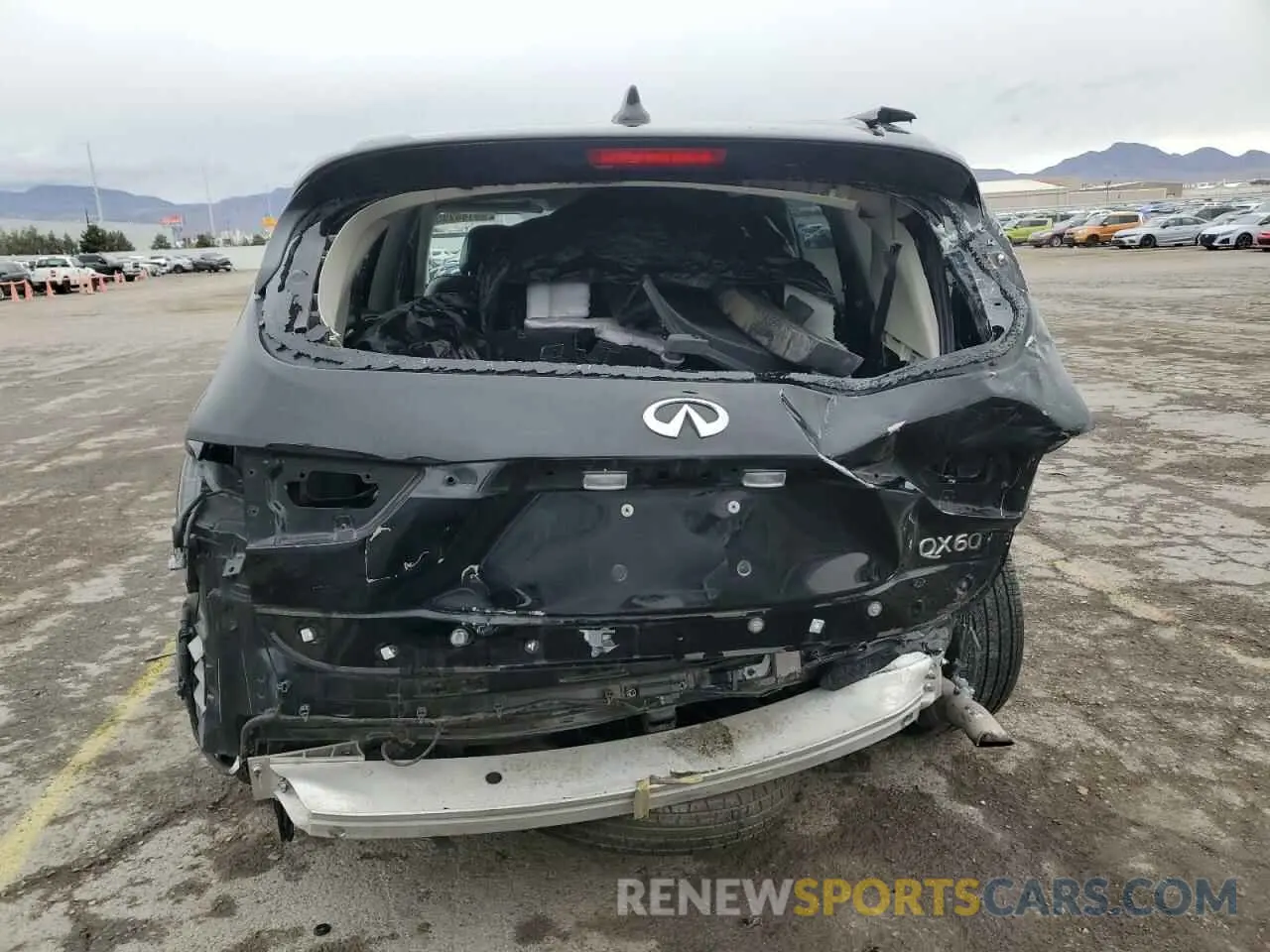 6 fotografías del automóvil dañado 5N1DL0MN5LC502886 INFINITI QX60 2020