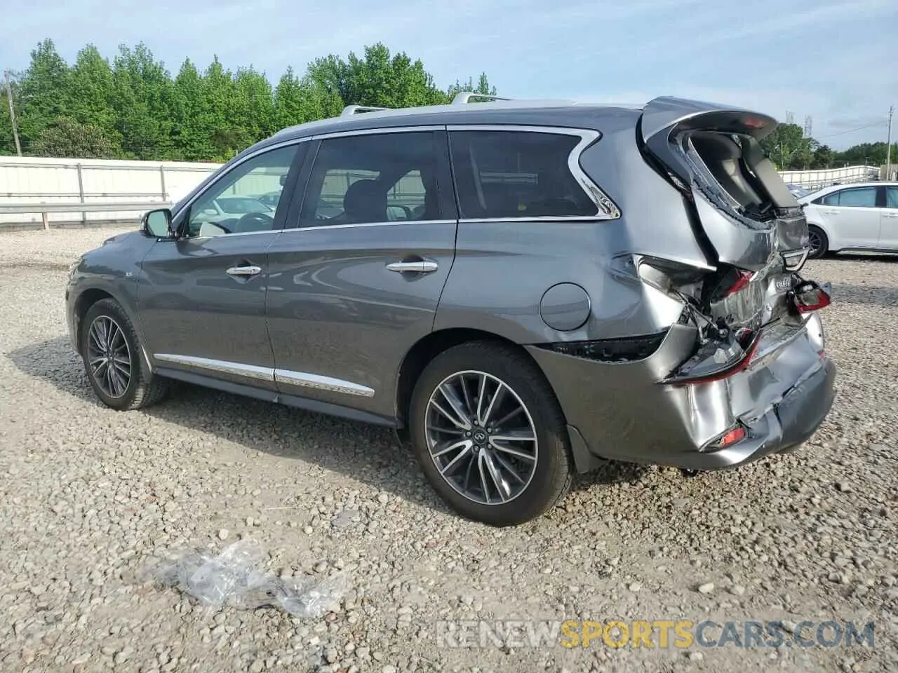 2 fotografías del automóvil dañado 5N1DL0MN5LC546029 INFINITI QX60 2020