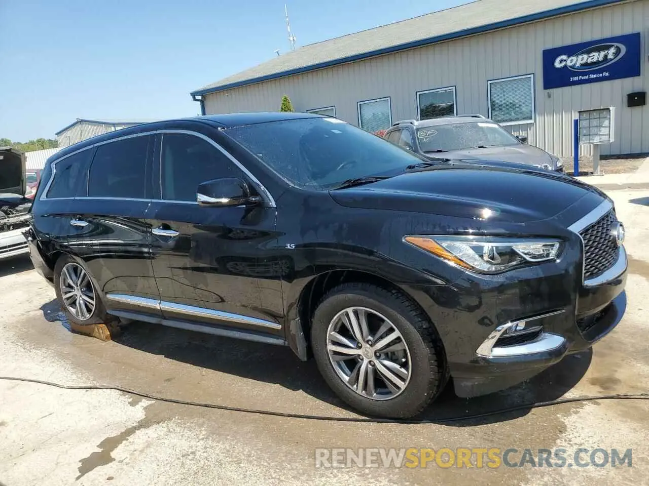 4 fotografías del automóvil dañado 5N1DL0MN7LC518247 INFINITI QX60 2020