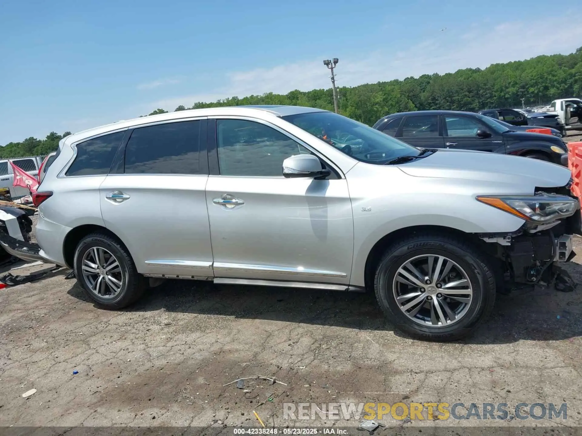 14 fotografías del automóvil dañado 5N1DL0MN7LC529460 INFINITI QX60 2020