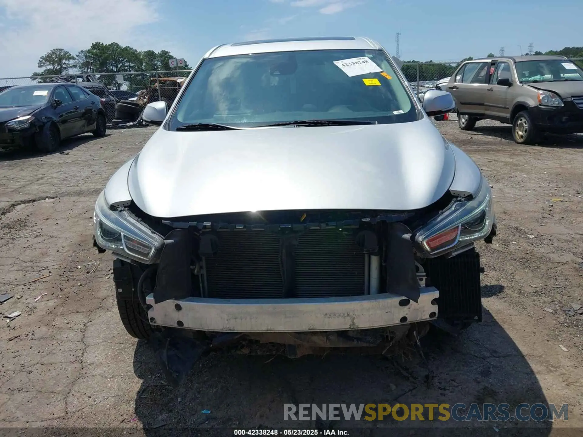 6 fotografías del automóvil dañado 5N1DL0MN7LC529460 INFINITI QX60 2020