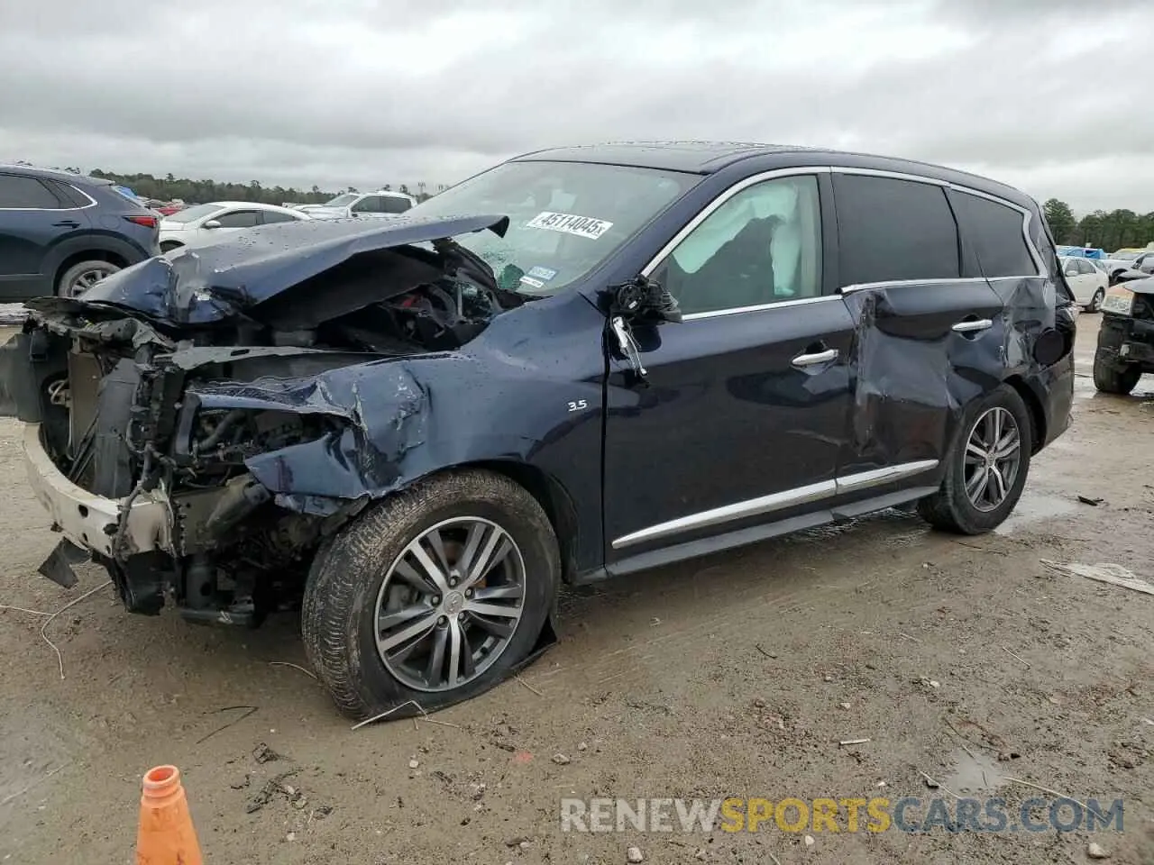 1 fotografías del automóvil dañado 5N1DL0MN7LC529488 INFINITI QX60 2020