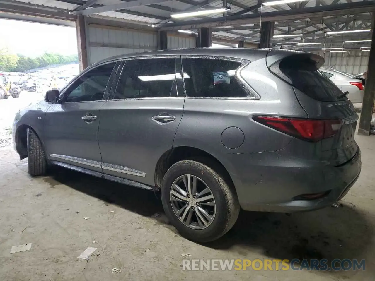 2 fotografías del automóvil dañado 5N1DL0MN7LC532388 INFINITI QX60 2020