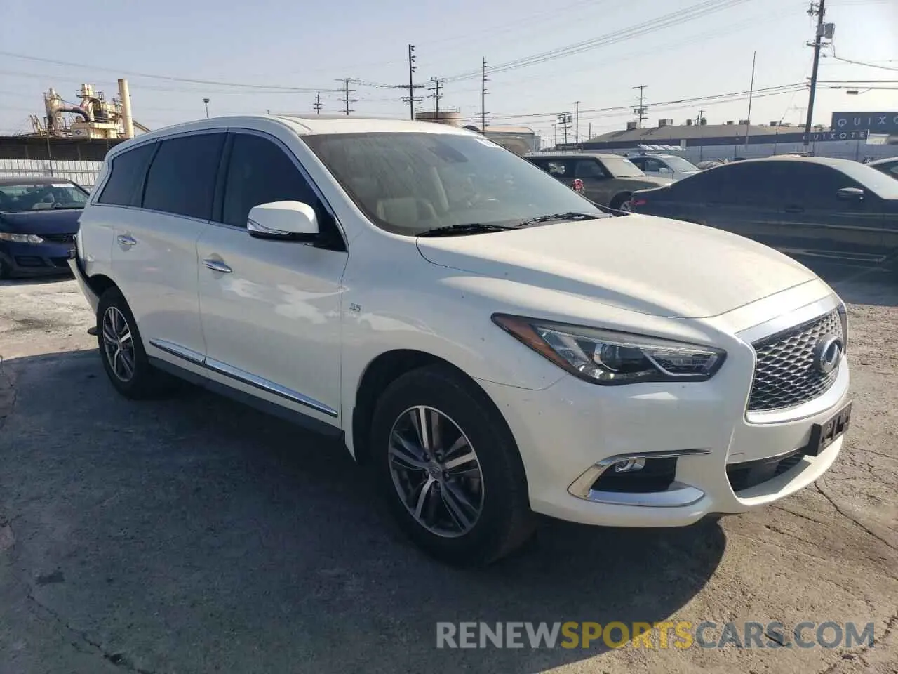 4 fotografías del automóvil dañado 5N1DL0MN8LC516863 INFINITI QX60 2020