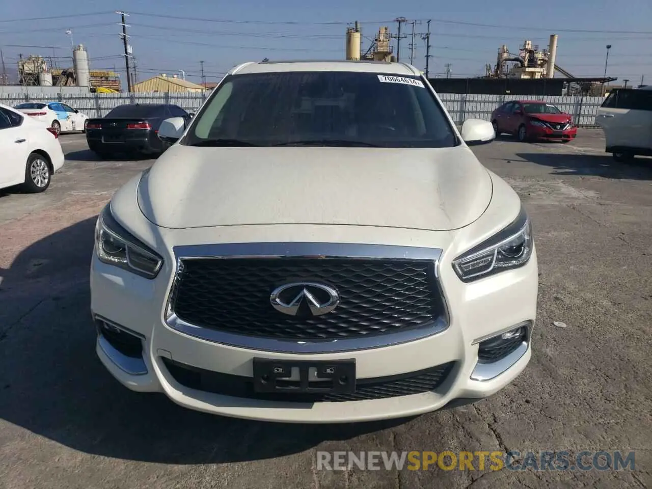 5 fotografías del automóvil dañado 5N1DL0MN8LC516863 INFINITI QX60 2020