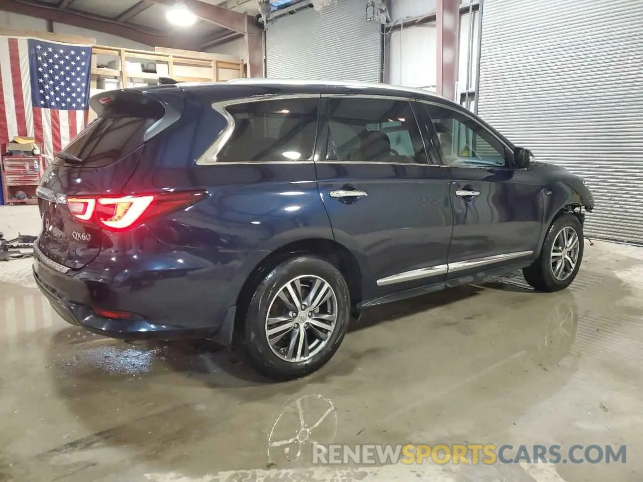 3 fotografías del automóvil dañado 5N1DL0MN9LC504611 INFINITI QX60 2020