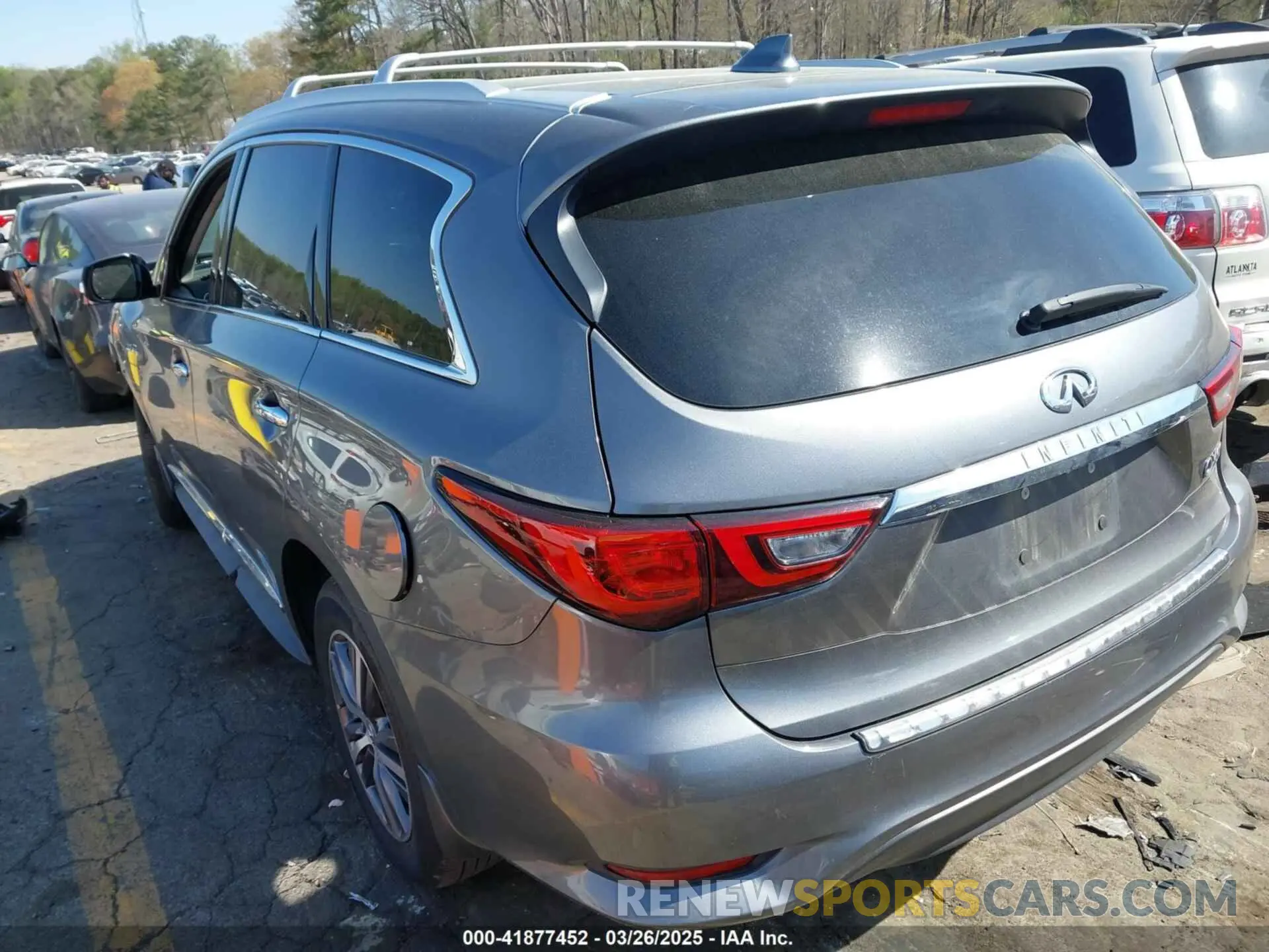 3 fotografías del automóvil dañado 5N1DL0MN9LC506083 INFINITI QX60 2020