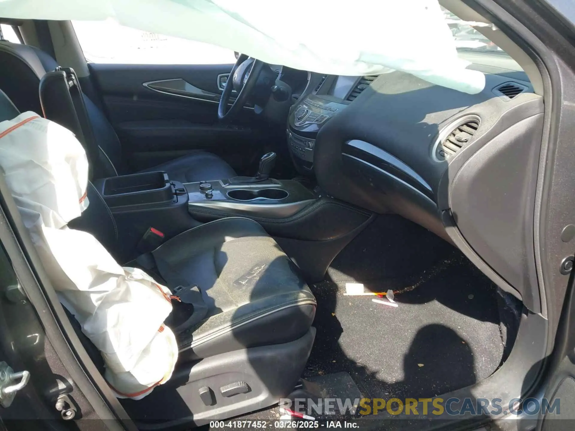 5 fotografías del automóvil dañado 5N1DL0MN9LC506083 INFINITI QX60 2020