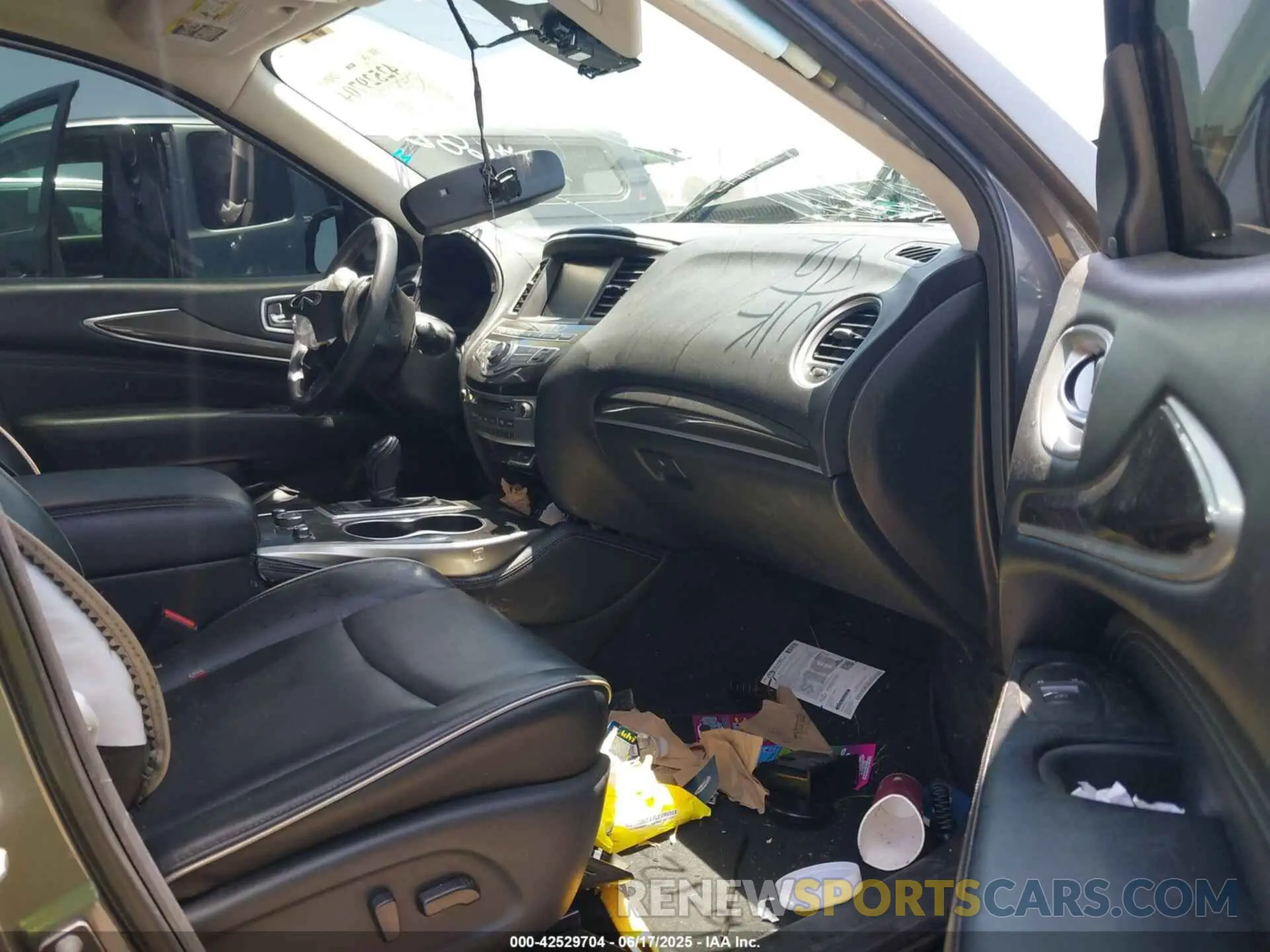 5 fotografías del automóvil dañado 5N1DL0MNXLC506142 INFINITI QX60 2020